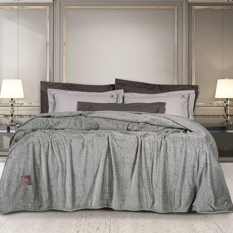 Κουβέρτα Fleece Υπέρδιπλη 220x240 Greenwich Polo 2496 Essential 220x240