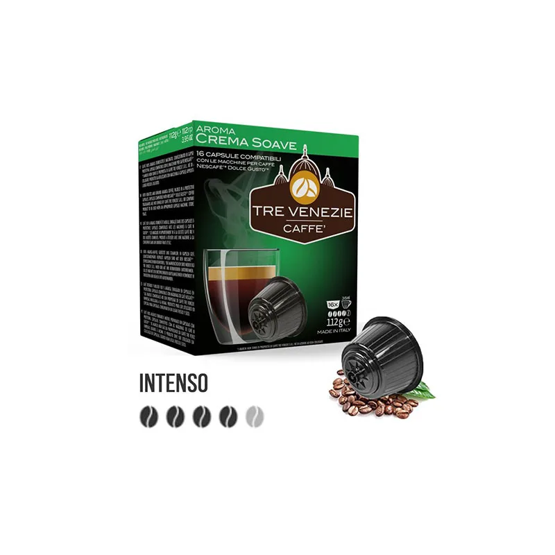 Tre Venezie Crema Soave συμβατές κάψουλες Dolce Gusto - 16 τεμ.