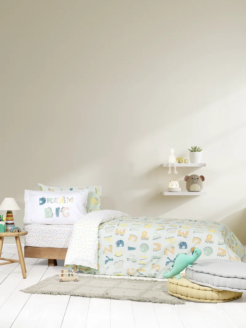 Σετ Παιδικά Σεντόνια Μονά 3 Τεμαχίων Nima Dream Big 170x255