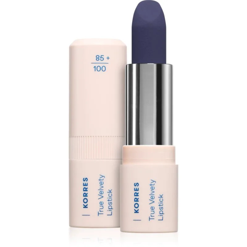 Korres True Velvety Lipstick Κρεμώδες κραγιόν με σατέν φινίρισμα απόχρωση Aegean Blue 3 γρ