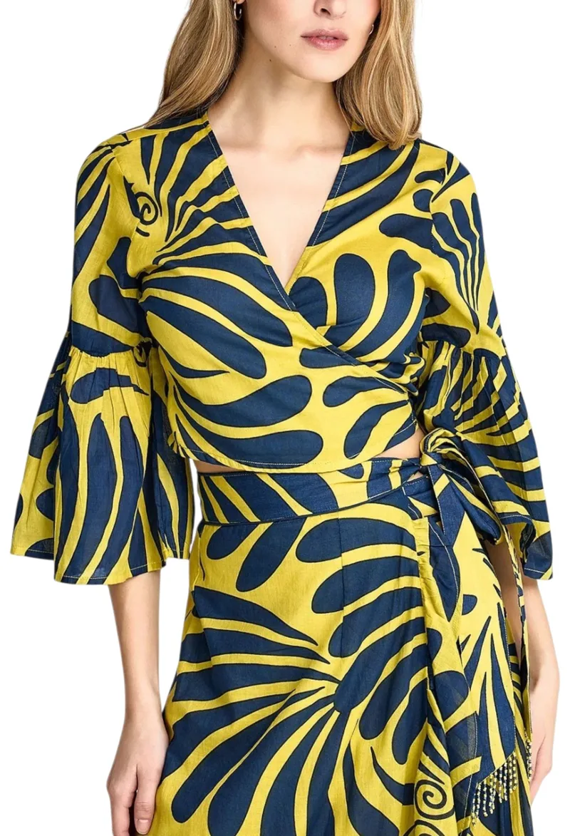 Top Funky Buddha Κρουαζέ FBL013-119-17-LEMONGRASS Γυναικείο