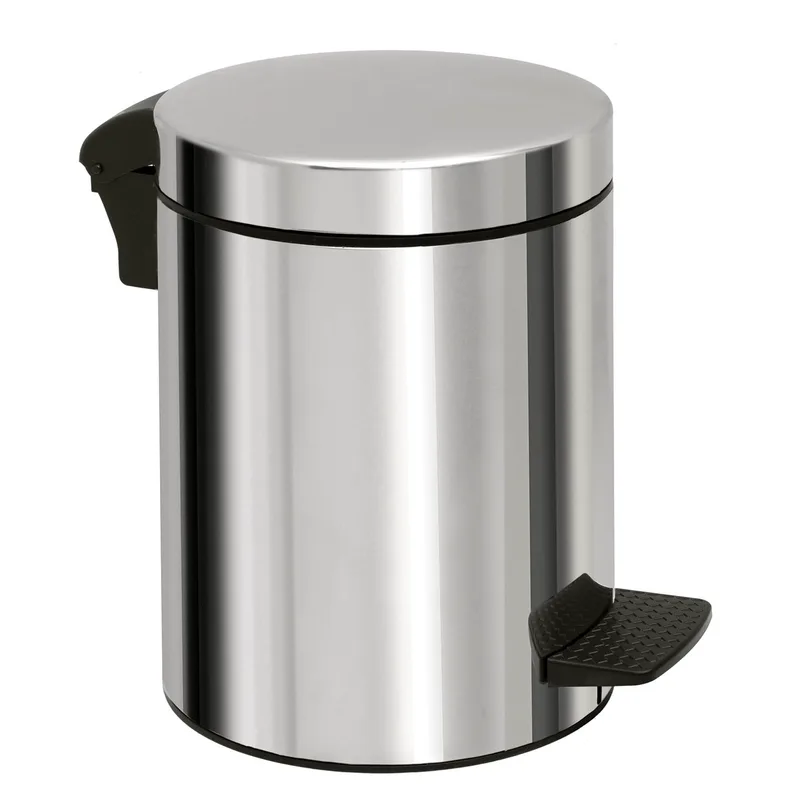 Χαρτοδοχείο 5lt Pam σειρά 05-136-001 Inox Γυαλιστερό (20x28cm) (με Soft Close)