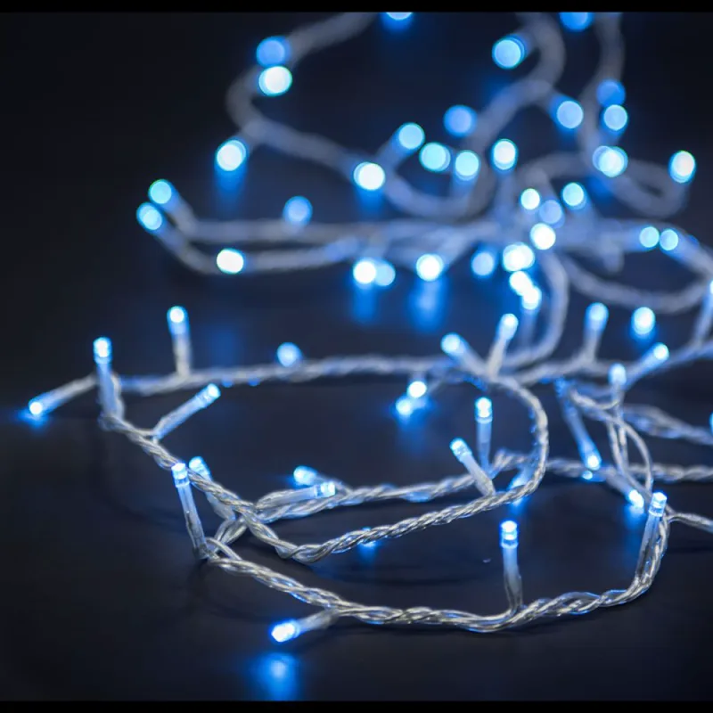 Λαμπάκια 100 Led Με Πρόγραμμα Μπλε Φως 5μ. iliadis 75019 - Iliadis - il_75019
