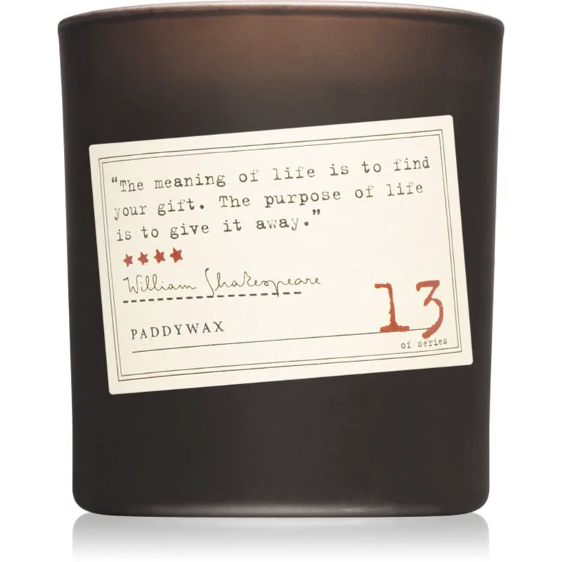 Paddywax Library William Shakespeare αρωματικό κερί 184 γρ