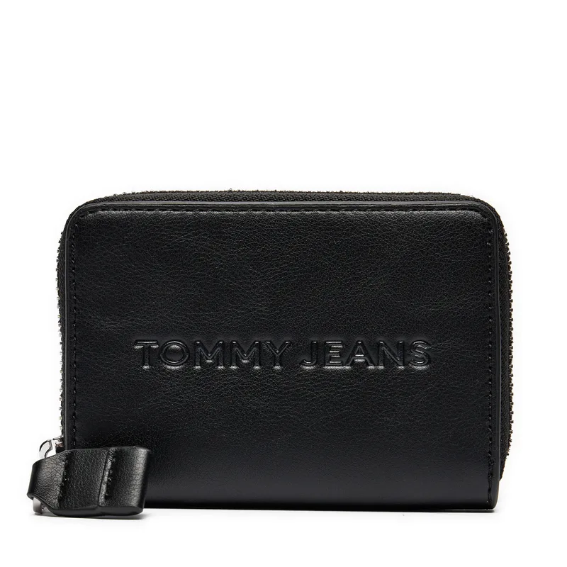 Πορτοφόλι Tommy Jeans Tjw Ess Must Small Za AW0AW16387 Μαύρο