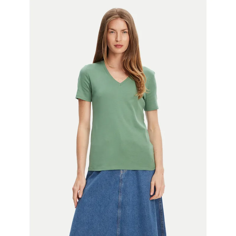 United Colors Of Benetton T-Shirt 3GA2E4230 Πράσινο Regular Fit