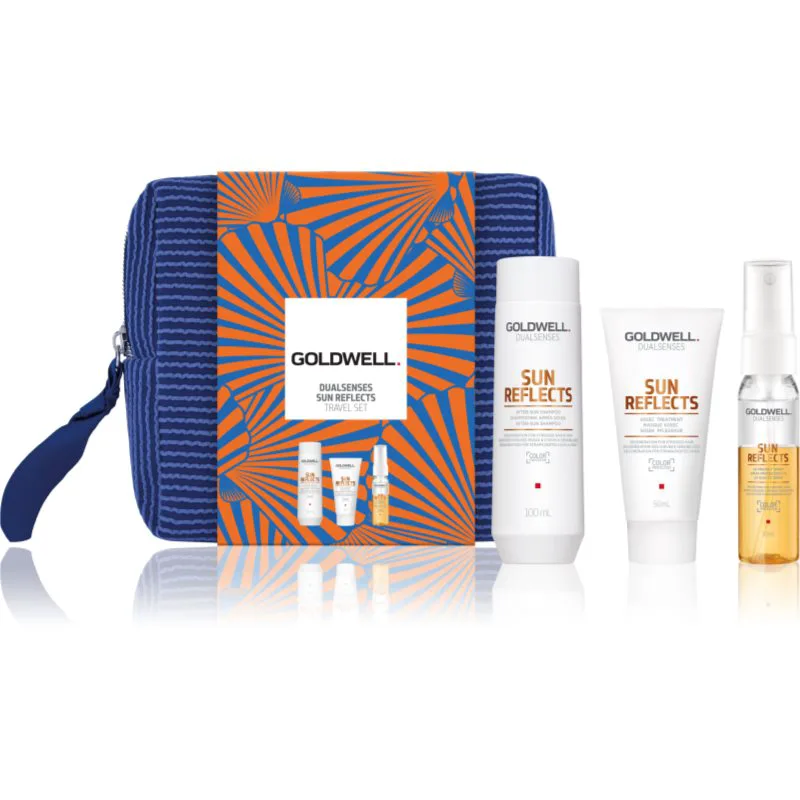 Goldwell Dualsenses Sun Reflects σετ ταξιδιού για μαλλιά ταλαιπωρημένα από τον ήλιο