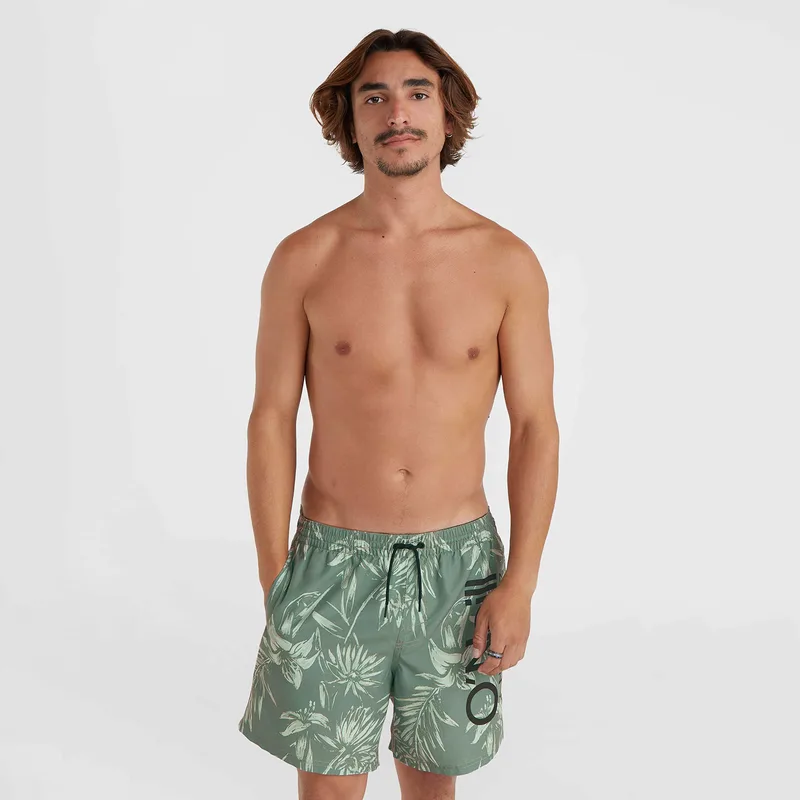 O'NEILL MIX & MATCH CALI FLORAL 16'' SWIM SHORTS ΠΡΑΣΙΝΟ