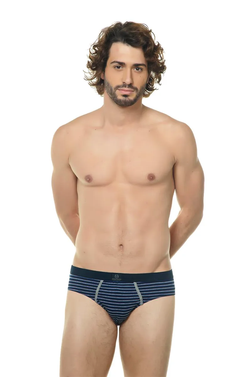 Slip cotton Sergio Tacchni. ΜΠΛΕ