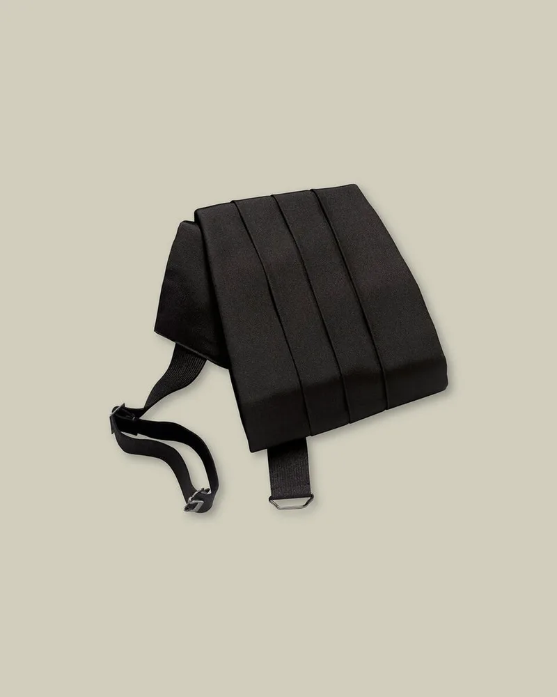 Charles Tyrwhitt Ανδρικό Cummerbund Με Πλισέ Σχεδίαση Για Black Tie Εμφανίσεις