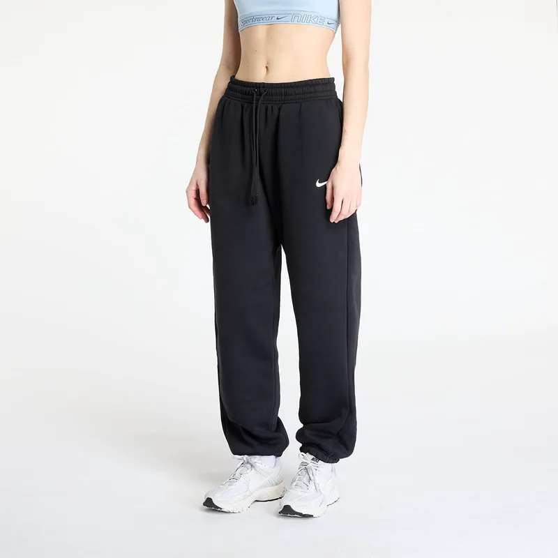 Φόρμα Nike Sportswear Phoenix Fleece Women's High-Waisted Oversized Sweatpants Black/ Sail XS