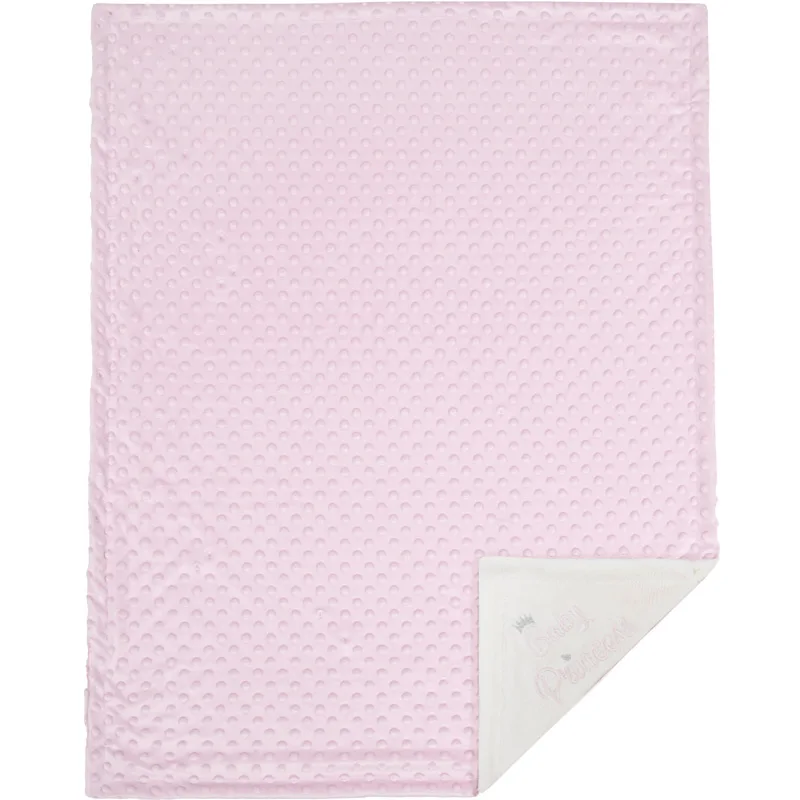 Κουβέρτα Minky Αγκαλιάς 75x100 Dimcol Princess 34 Ροζ
