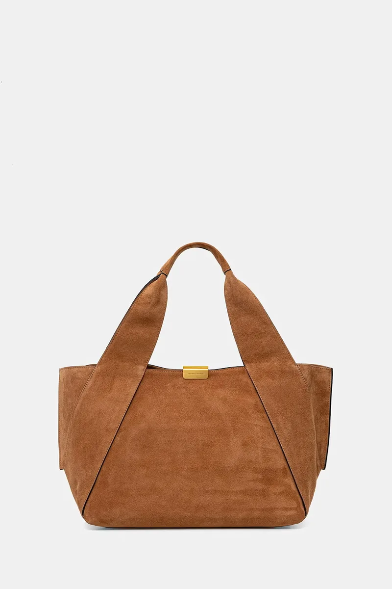 Gianni Chiarini μικρή γυναικεία τσάντα από δέρμα σουέτ VIVI