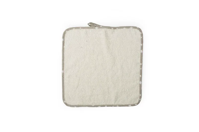 ΛΑΒΕΤΕΣ ΩΜΟΥ bebe 40 30X30 Εκρού/Έλεφαντ 100% Cotton