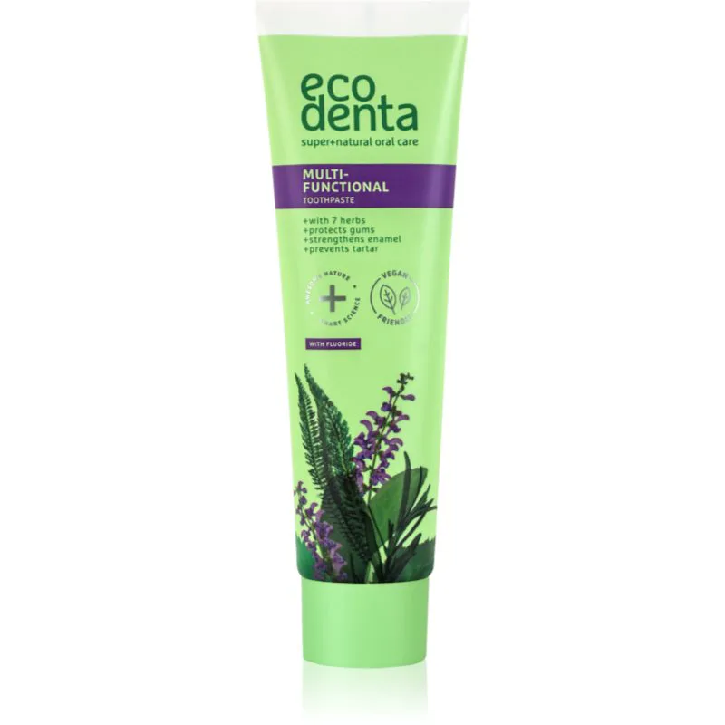 Ecodenta Green Multifunctional οδοντόκρεμα με φθόριο για πλήρη προστασία των δοντιών 100 ml