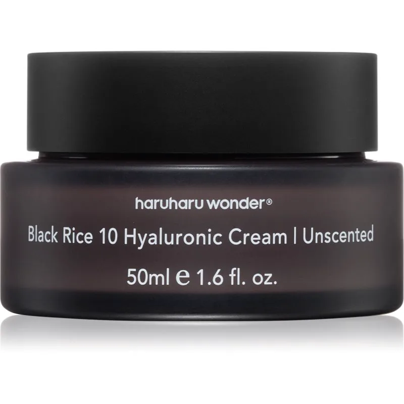 Haruharu Wonder Black Rice 10 Hyaluronic βαθιά ενυδατική κρέμα για όλους τους τύπους επιδερμίδας 50 ml