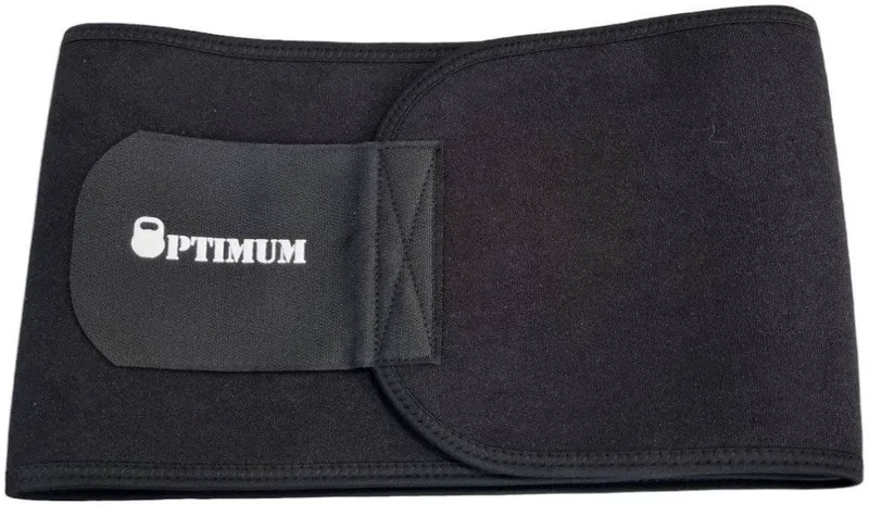 ΖΩΝΗ ΕΦΙΔΡΩΣΗΣ OPTIMUM WAIST TRAINER TRIMMER BELT ΜΑΥΡΗ (L)
