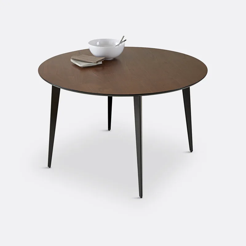 Vintage στρογγυλή τραπεζαρία Watford Μ120xΠ120xΥ75cm