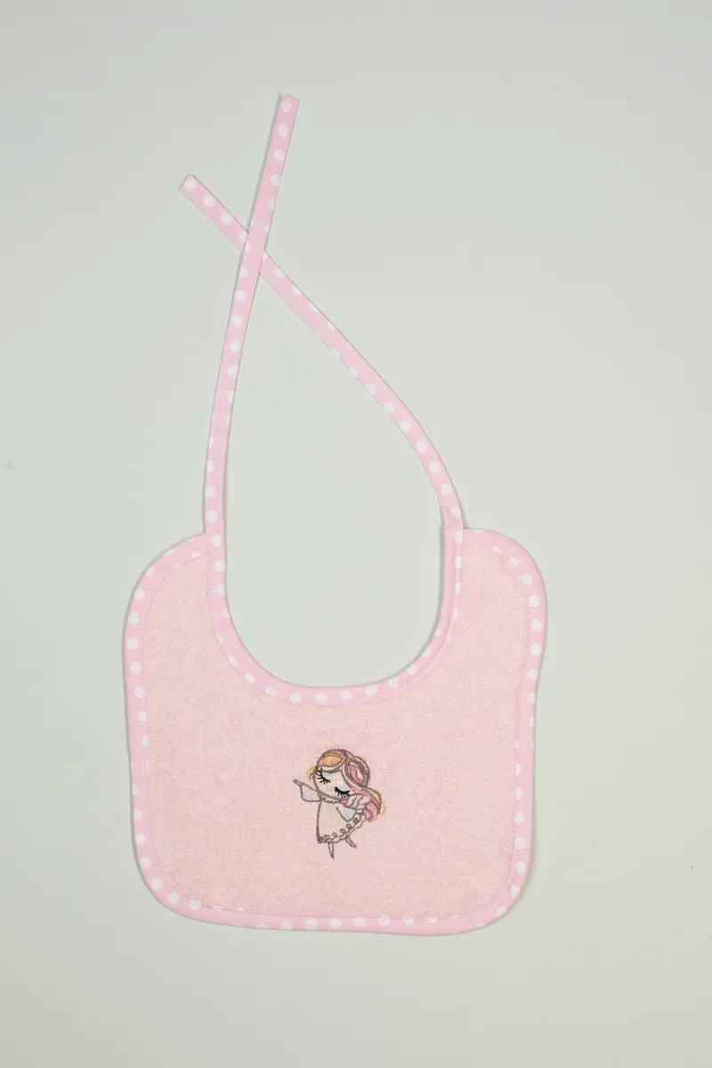 Σαλιάρα Dimcol Little Angel 141 Ροζ 25x25