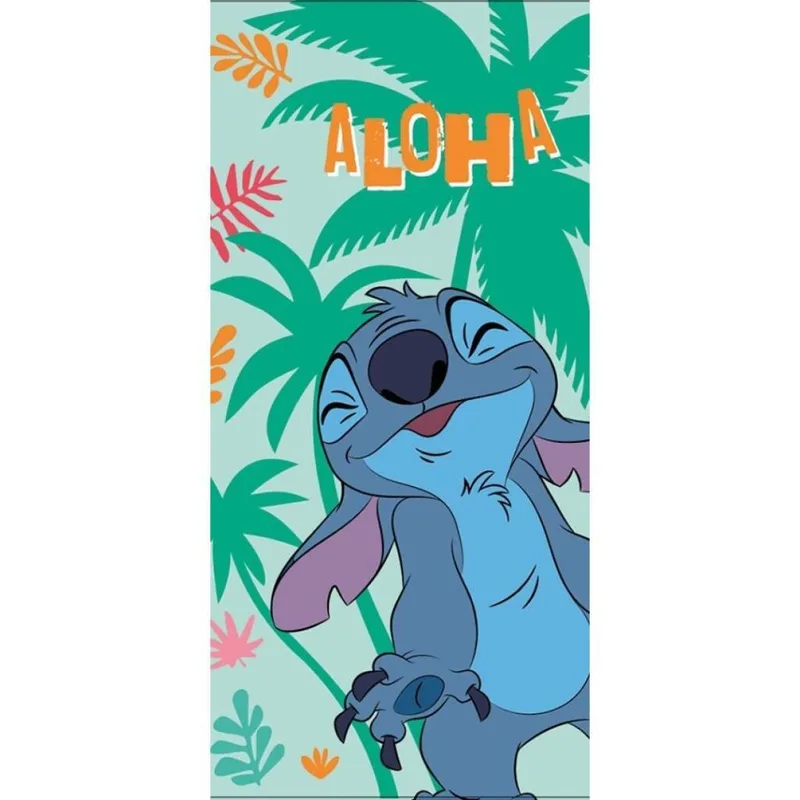 Disney Lilo and Stitch Fun Πετσέτα μπάνιου, Πετσέτα θαλάσσης 70×140 εκ (Fast Dry) Πολύχρωμο