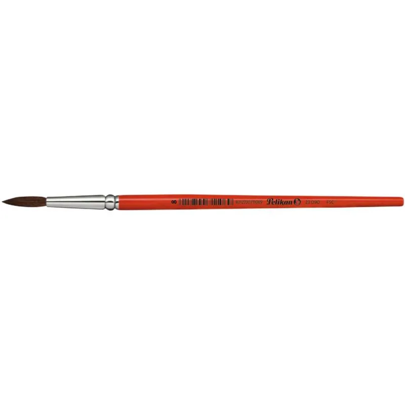 Pelikan 23 Στρογγυλό Πινέλο Ζωγραφικής Λούστρο 711069 Νο8