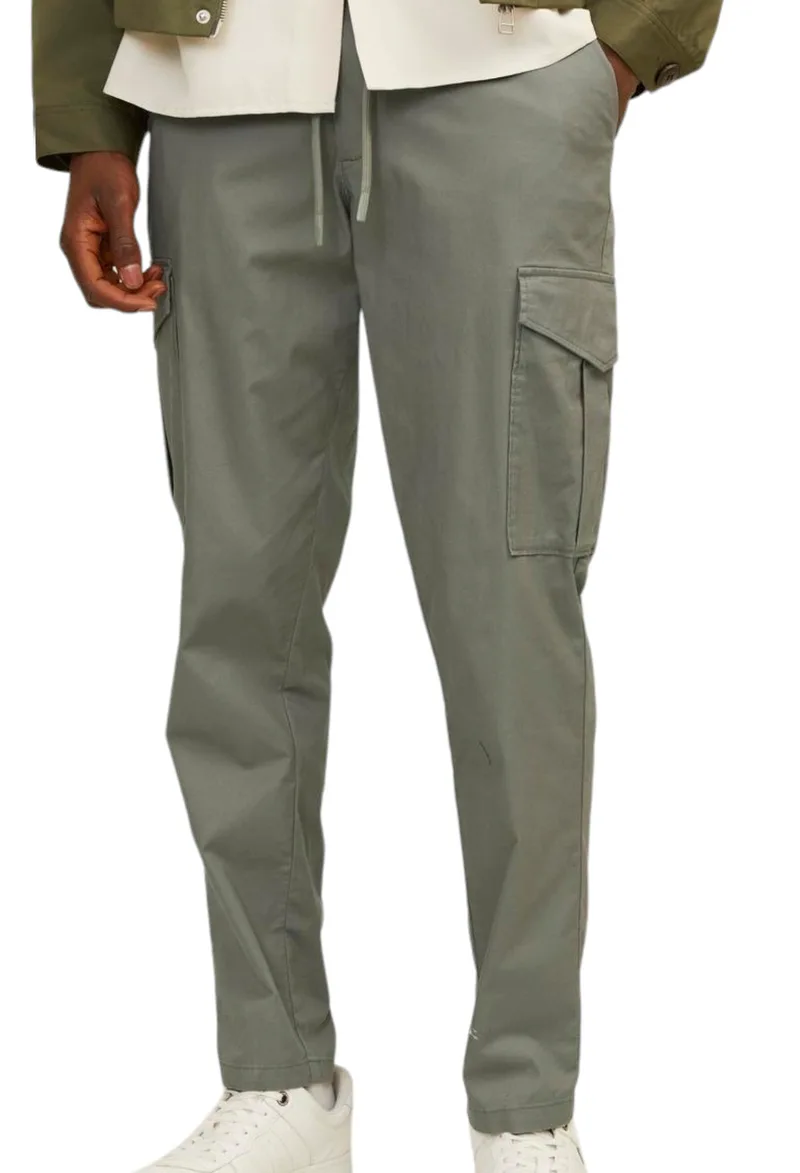 Παντελόνι Υφασμάτινο Jack & Jones Jpstace Jjsummer Cargo 12253108-AGAVE GREEN Ανδρικό