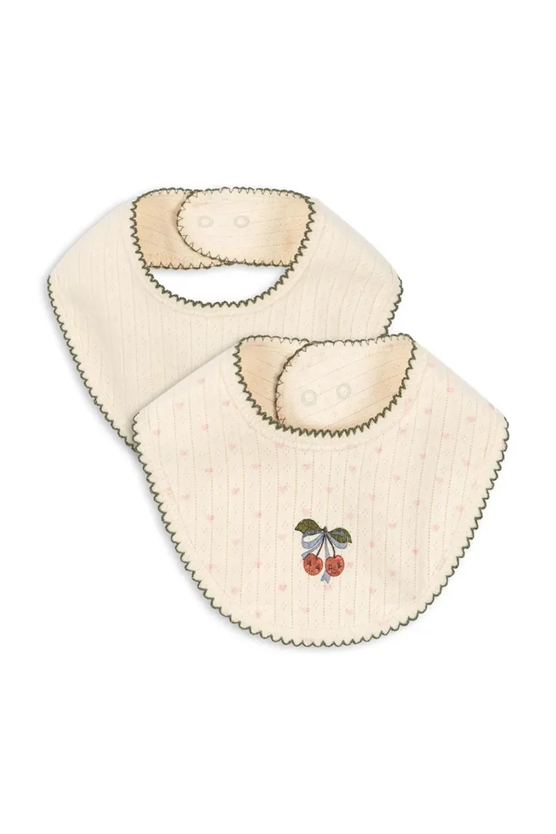 Βρεφική σαλιάρα Konges Sløjd MINNIE BIB 2-pack