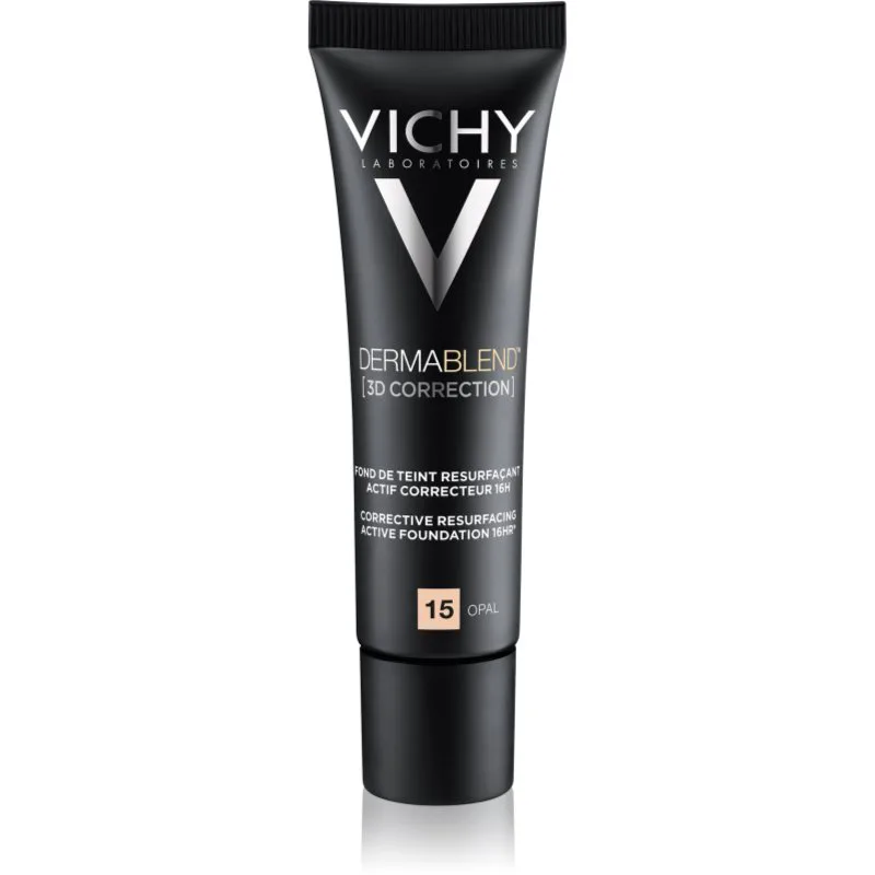 Vichy Dermablend 3D Correction διορθωτικό λειαντικό μεικ απ SPF 25 απόχρωση 15 Opal 30 ml