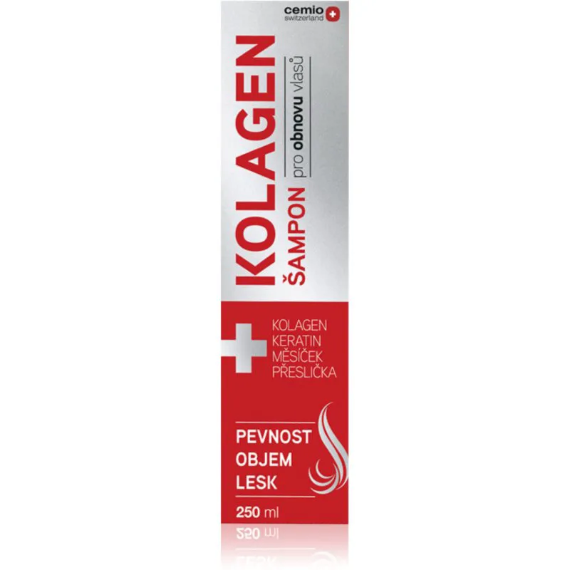 Cemio Collagen Shampoo σαμπουάν για κατεστραμμένα και εύθραυστα μαλλιά 250 ml