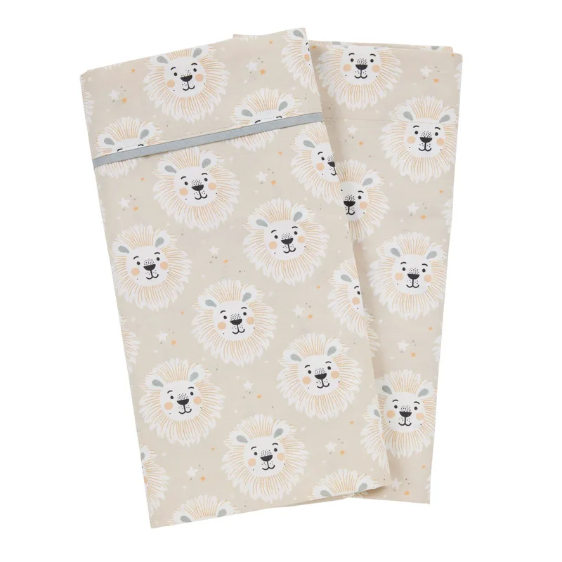Σετ Σεντόνια Λίκνου 2 Τεμαχίων Das Baby 4979 Taupe 70x120