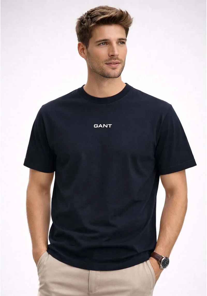 Gant T-shirt Evening Blue 2003405 Μπλέ