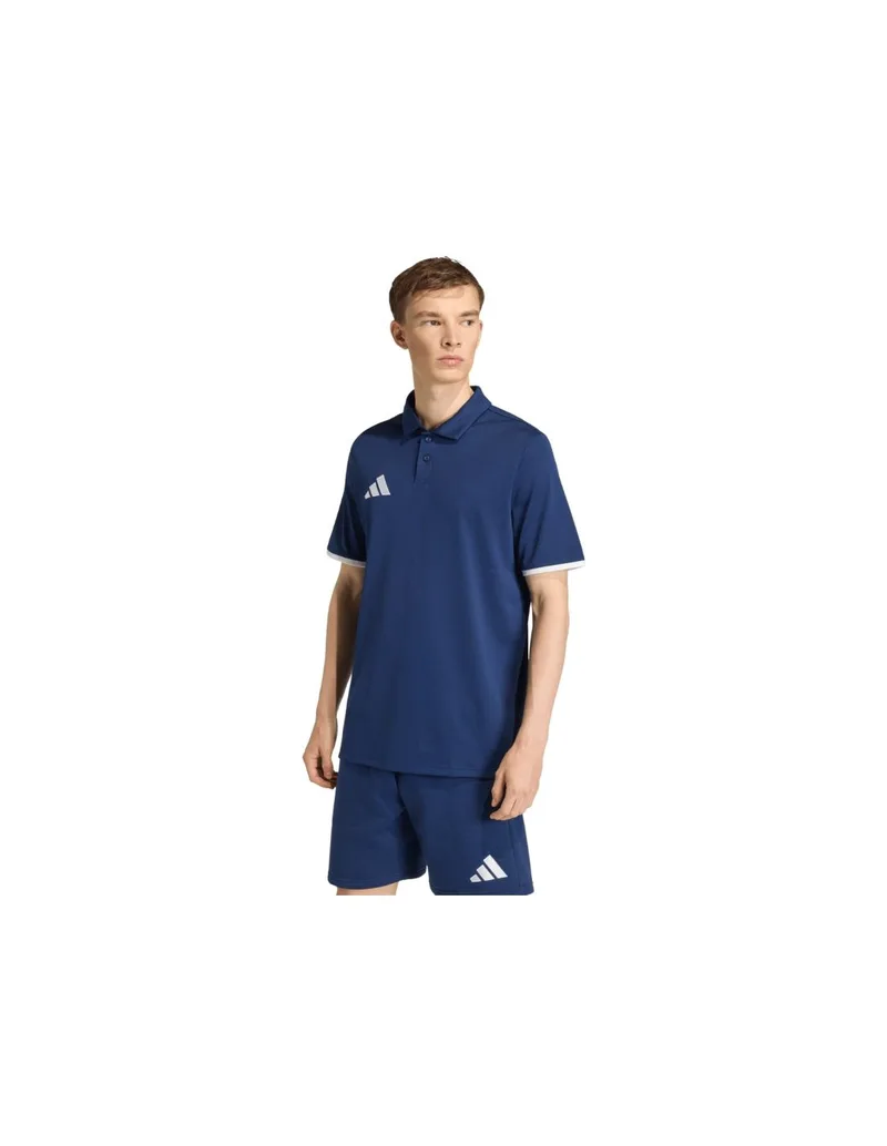 Men's adidas Entrada 26 Polo Tshirt navy blue JZ6663