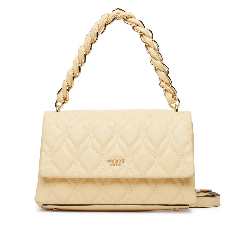 Τσάντα Guess Maxine HWQG97 33200 Ανοιχτό κίτρινο