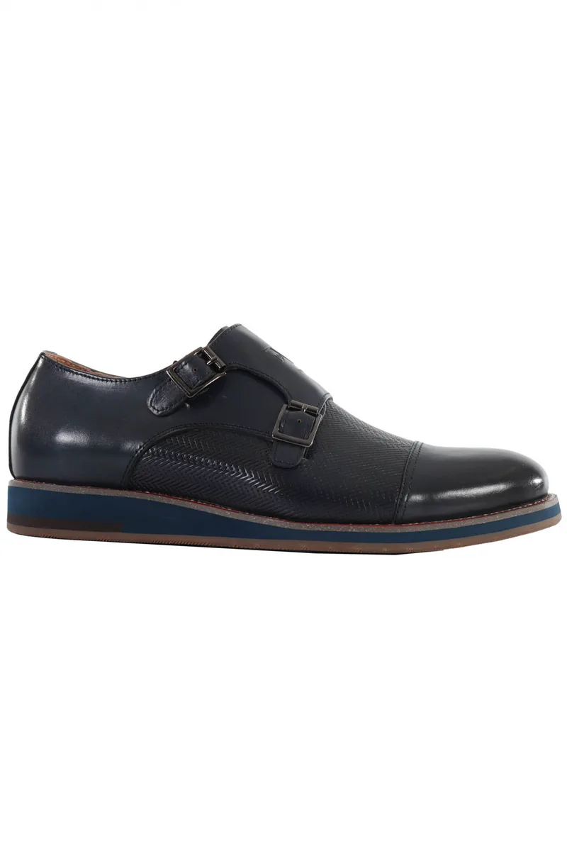 V 19.69 ΠΑΠΟΥΤΣΙA DOUBLE MONKSTRAP ΜΠΛΕ