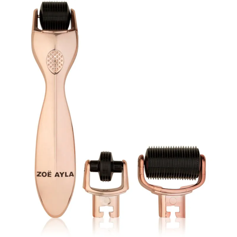 Zoë Ayla Micro-Needling Derma Roller Set απλικατέρ με μικροβελόνες Για πρόσωπο και σώμα 1 τμχ