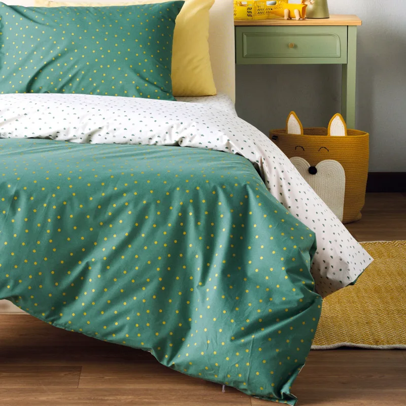 Παπλωματοθήκη Μονή Σετ 165x245 Kentia Picadily Green