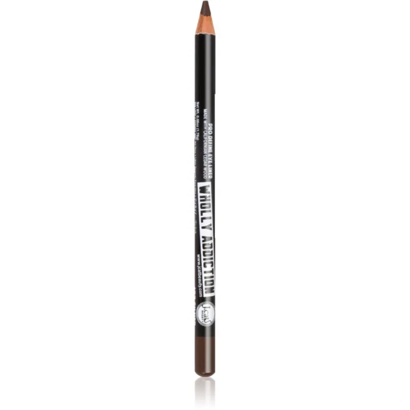 J.Cat Beauty Wholly Addiction μακράς διαρκείας λάινερ ματιών απόχρωση 105 Dark Brown 1.76 γρ
