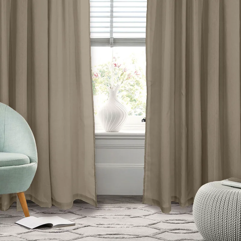 Κουρτίνα (300x270) Με Τρέσα Das Home Organza 2197 Μπεζ