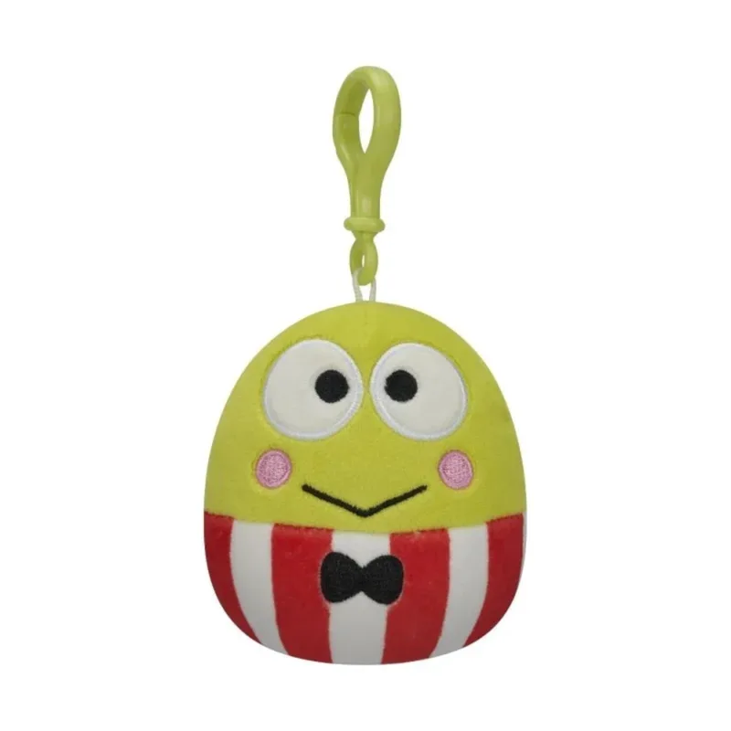 Λούτρινo Μπρελόκ Squishmallows Sanrio 9Cm Clip-On Keroppi