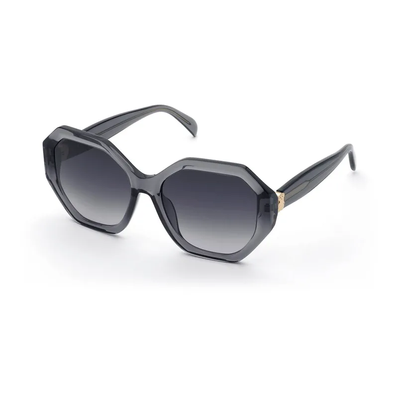Tous Women Sunglasses STOC41-550M78 with ACETATE Frame, Grey Gradient Lenses, Size 55/18/140 mm