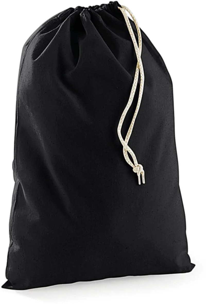 Πουγκί W115 Westford Mill Cotton Stuff Sack Black