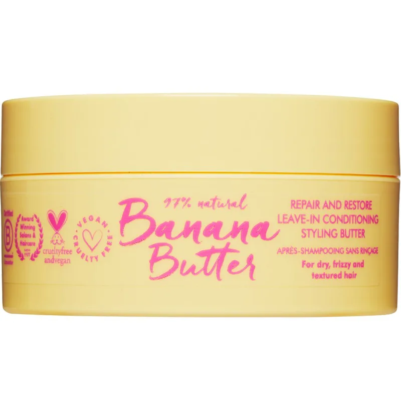 Umberto Giannini Banana Butter Leave In Styling Conditioner Κρέμα Μαλλιών Χωρίς Ξέβγαλμα για Αναδόμηση & Επανόρθωση της Τρίχας με Πλούσια Θρεπτικά Συστατικά 200ml