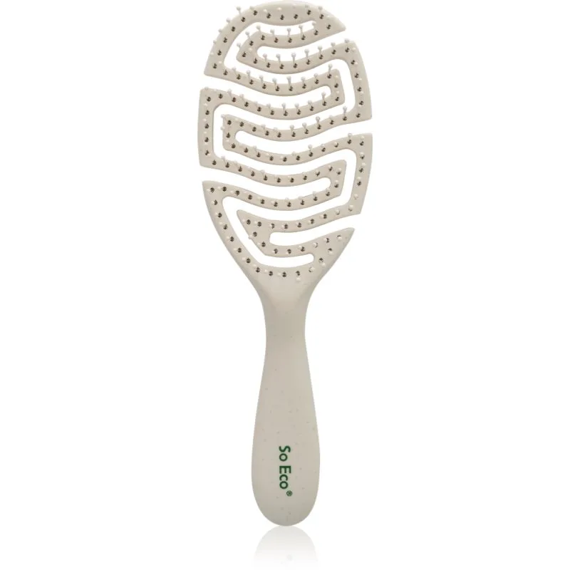 So Eco Flexi Curve Detangling Brush οβάλ πινέλο για εύκολο χτένισμα μαλλιών 1 τμχ