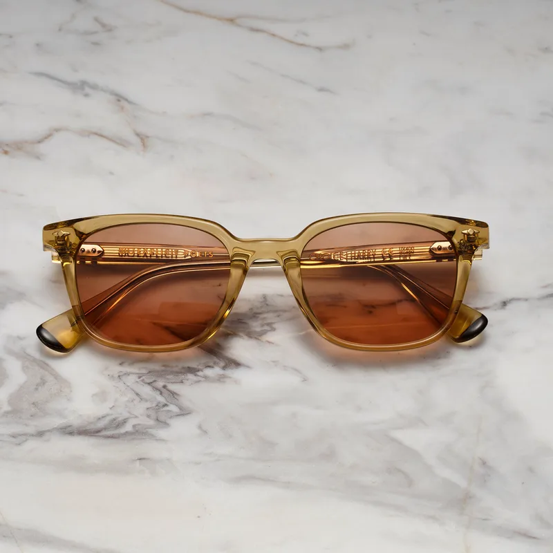 HARRY A2EP8 - HARRY - CHAMPAGNE - BROWN Sunglasses | Champagne | Brown Shades | Explicit Poets Sunglasses