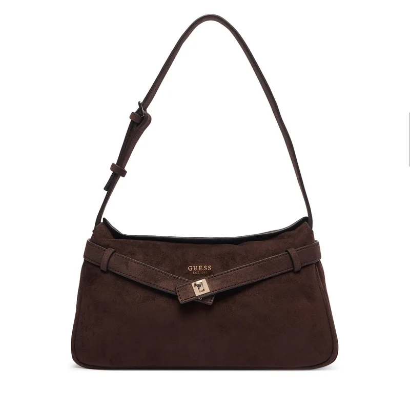Τσάντα Guess Ella HWSG97 54180 Σκούρο καφέ
