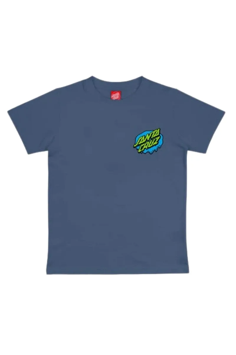 SANTA CRUZ Παιδικό T-Shirt Slime Dot - Μπλε-SCA-YTE-9037