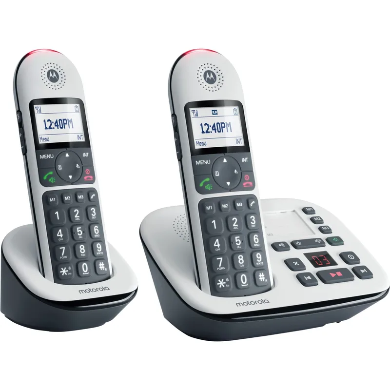 Motorola CD5012 Λευκό - Ασύρματο Τηλέφωνο με Αναγνώριση Κλήσεων