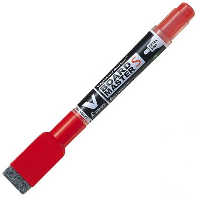 WBME-VS-EF-R ΜΑΡΚΑΔΟΡΟΣ ΠΙΝΑΚΟΣ ΜΕ ΣΠΟΓΓΟ V-BOARD EXTRA FINE ΚΟΚΚΙΝΟ
