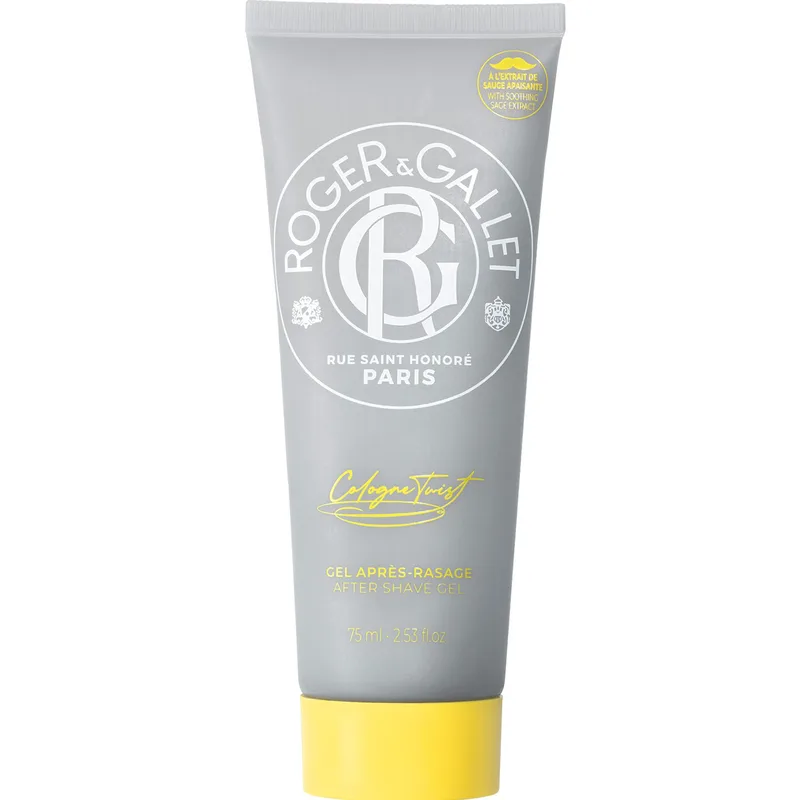 Roger & Gallet Cologne Twist After Shave Gel Ενυδατικό & Καταπραϋντικό Gel για Μετά το Ξύρισμα με Άρωμα Εσπεριδοειδών 75ml