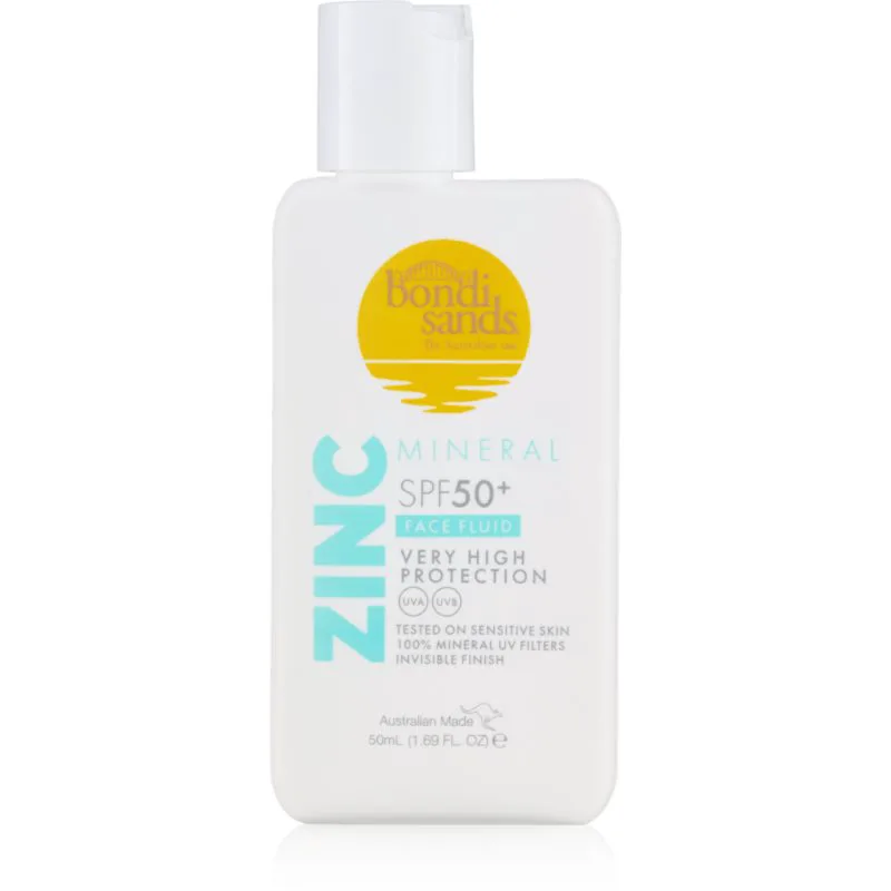 Bondi Sands SPF 50+ Zinc Mineral Face Fluid μεταλλικό προστατευτικό υγρό για πρόσωπο SPF 50+ 50 ml